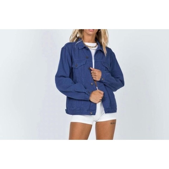 Princess Polly Western Denim Jacket NWT - Picture 2 of 10